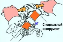 Як зняти рульову колонку Toyota Camry camry