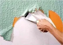 Як зняти шпалери з гіпсокартонової стіни гіпсокартонової