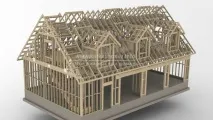 Каркасна технологія Timber Frame, надійно, дорого та надзвичайно красиво технологія