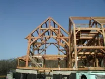 Каркасна технологія, технологія Timber Frame, будівництво за каркасною технологією в нашій країні будівництво