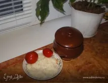 Картопля в горщиках з м’ясом та грибами ясом