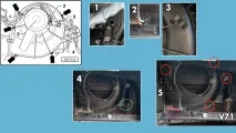 Нерівномірний потік повітря клімат контролю або чиним 01274 - Air Flow Flap Positioning Motor (V71) потік