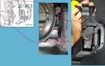 Нерівномірний потік повітря клімат контролю або чиним 01274 - Air Flow Flap Positioning Motor (V71) контролю