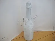 Новорічний декор та декупаж (пляшки вінок), Країна Майстрів. декупаж