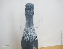 Новорічний декор та декупаж (пляшки вінок), Країна Майстрів. декупаж