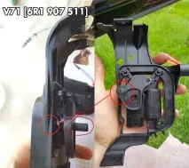 Нерівномірний потік повітря клімат контролю або чиним 01274 - Air Flow Flap Positioning Motor (V71) потік