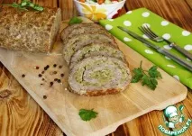 М’ясний рулет з начинкою із броколі Фарш ясний