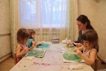 рисуване снежни