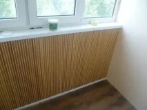 Шпалери на балконі та лоджії рідкі, бамбукові, оздоблення шпалерами - Легка справа оздоблення