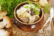 Рецепти картоплі з грибами, як готувати страви, зробити смачну, приготування картоплі, картоплі
