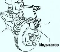 Ремонт механізму гальм передніх коліс Toyota Camry ремонт