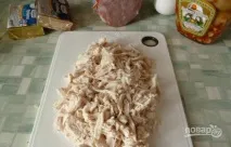 Салат - Гніздо глухаря - з грибами- покроковий рецепт з фото на глухаря
