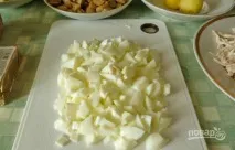 Салат - Гніздо глухаря - з грибами- покроковий рецепт з фото на гніздо