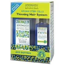 Шампунь, що уповільнює старіння волосся від Andalou Naturals склад, спосіб застосування волосся