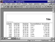Довідковий посібник з Delphi - Генератор звітів ReportSmith генератор