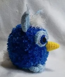 Схема в’язання амігурумі монстра Furby язання