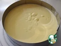 Торт «Персикова панна кота» торт