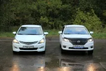 Тест-драйв Hyundai Solaris 2014 та LIFAN Solano 2016 hyundai