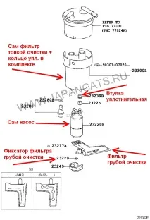 ТО та заміна паливного фільтра фільтра