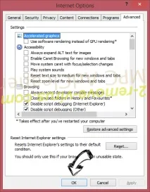 Видалення MPC AdCleaner налаштування