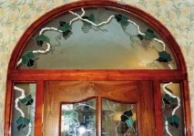 Вітражні двері декор своїми руками. двері