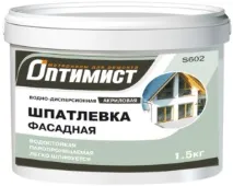 Водно дисперсійна акрилова шпаклівка Технічні характеристики технічні