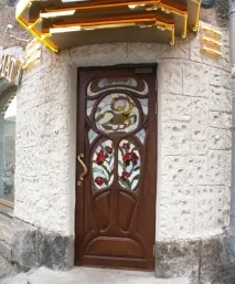 Вітражні двері декор своїми руками. своїми