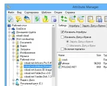 Attribute Manager всички параметри