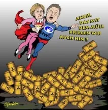 Поблизу німецького сховища радіоактивних відходів відмічено зростання кількості ракових захворювань. сховища