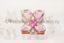 Браслет із гумок «Гусениця» браслет