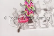 Браслет із гумок «Гусениця» гусениця