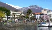Озеро Маджоре, Lago Maggiore, Швейцарія, Італія озеро