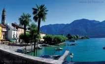 Озеро Маджоре, Lago Maggiore, Швейцарія, Італія lago