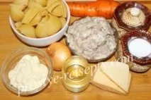 Фаршировані макарони черепашки з фаршем рецепт з фото в духовці макарони