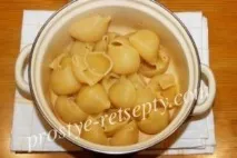 Фаршировані макарони черепашки з фаршем рецепт з фото в духовці черепашки