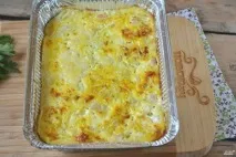 Кабачки в духовці з куркою куркою