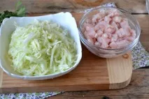 Кабачки в духовці з куркою кабачки