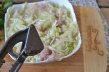 Кабачки в духовці з куркою духовці