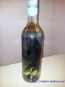 Як зробити декупаж на пляшці декупаж