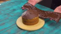 Пиріг з бульбашками неймовірна шоколадна прикраса! бульбашками
