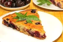 Пиріг з черешнею - рецепт з покроковими фото. черешнею