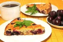 Пиріг з черешнею - рецепт з покроковими фото. рецепт