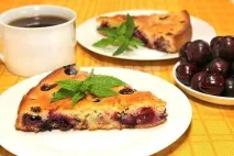 Пиріг з черешнею - рецепт з покроковими фото. пиріг