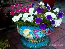 Клумба з покришки на дачу, Зроби Сам клумба