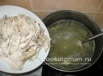 Курячий суп з домашньою яєчною локшиною - Кулінарія для чоловіків курячий