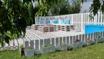 Меблі з піддонів майстер-клас для дачі, 13 фото дачі