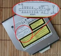 режима MASTER cd-dvd-rom
