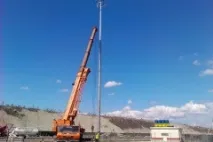 осветителни стълбове