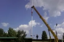 осветителни стълбове