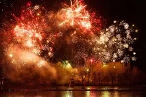 Підготовка програми завершення весільного дня, Салют, вогняне та світлове шоу на весіллі салют